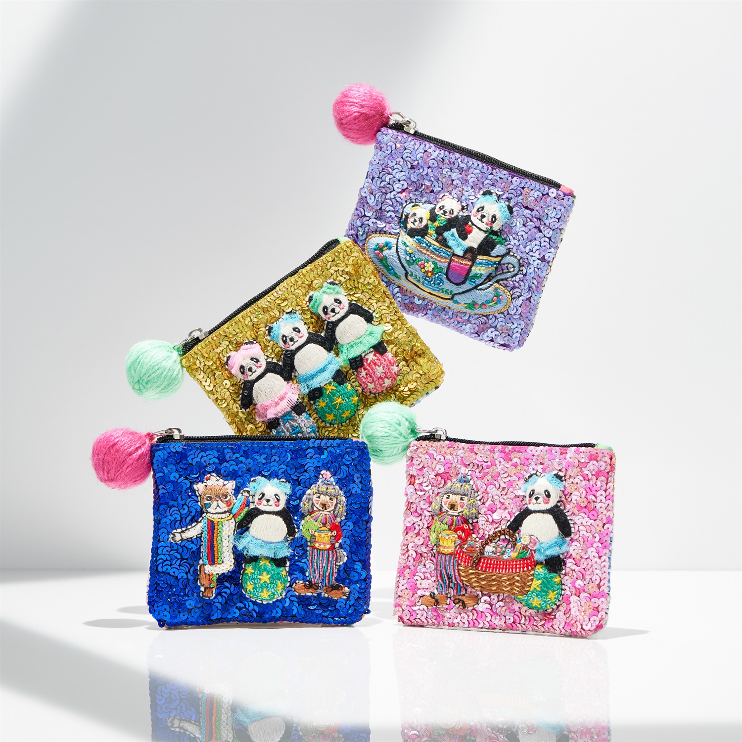 刺繍ポーチ　低糖質チョコレートクランチ付き【低糖質】