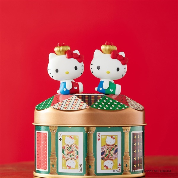 ハローキティのトランプ缶 詳細画像